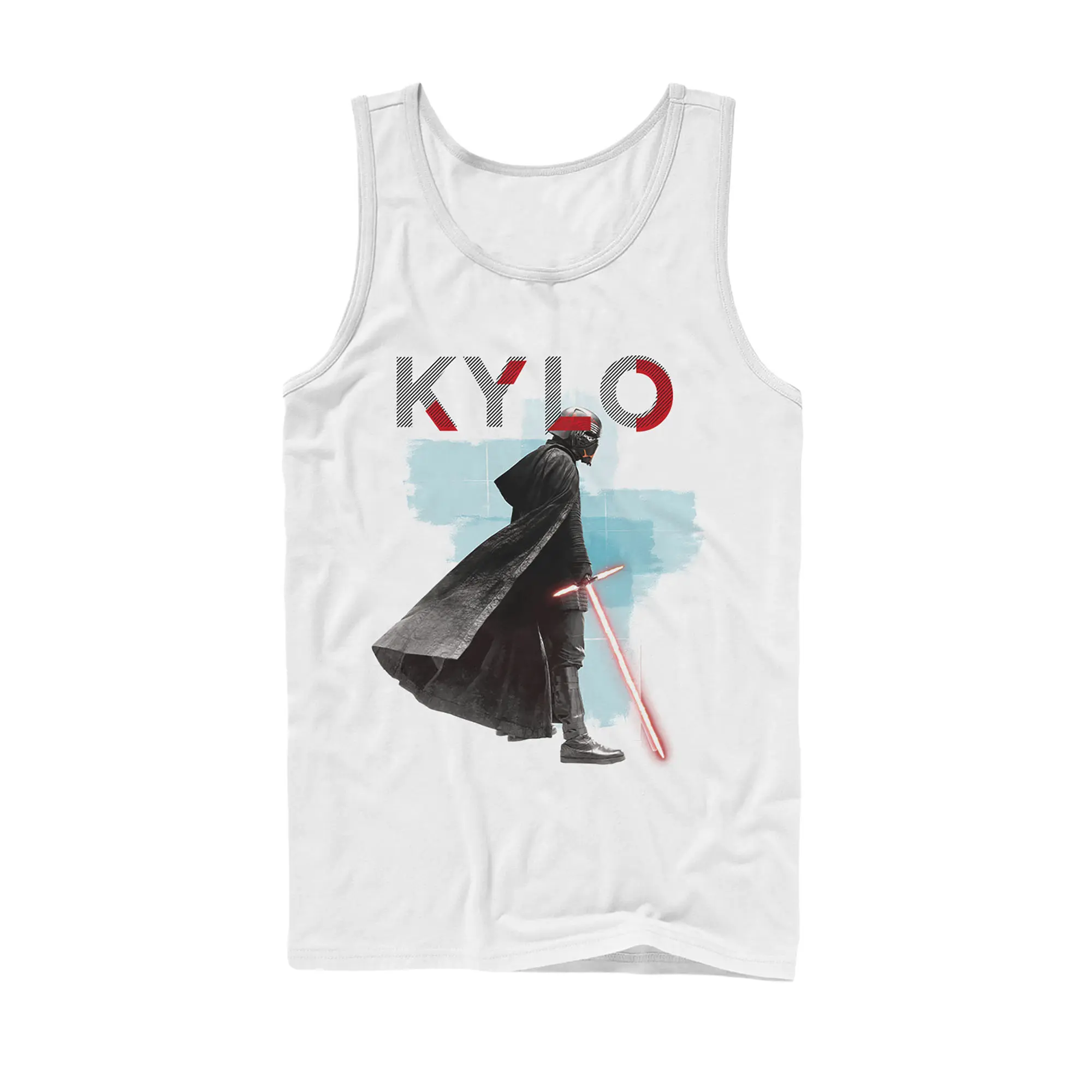 Men's Star Wars: The Rise of Skywalker Sinister Kylo Graphic Tank Top, Casual Fashion Stylish Menswear Top