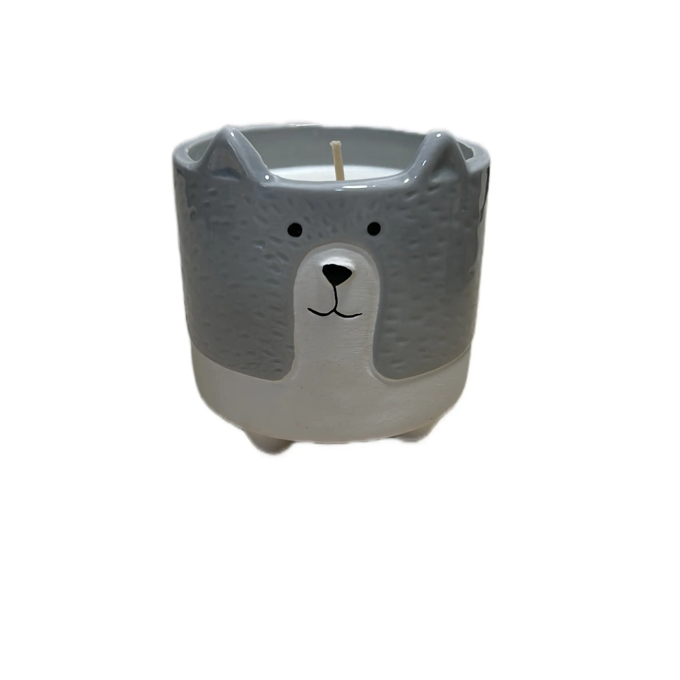 Handcrafted soy wax clean burn candle. Ceramic stylish candle holder, beautiful and sensual vanilla bean smell.