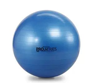 THERABAND Exercise Ball, Stability Ball with 75 cm Diameter for Athletes 6'2" to 6'8" Tall, Standard Fitness Ball for Posture, Balance, Yoga, Pilates, Core, & Rehab, Blue