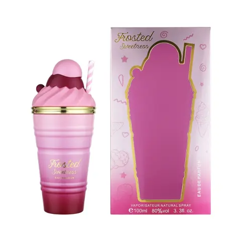 Sellion Frosted Sweetness Women's EDP Perfume Spray - 3.3 oz (100ml) Fruity Floral Long-Lasting Perfume for Women with Vanilla, Musk, Wild Berry, Rose, Citrus Notes, Pink Ice Cream Design