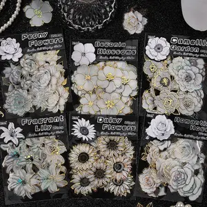 6 Designs 120pcs Waterproof Pet Stickers, Shiny Foil Decals for Phone, Journal, Cup, Computer Accessories, Durable & Stylish