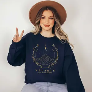 SJM, Gold print, Original Design, Velaris sweatshirt, The Night Court, SJM merch, A court of Thorns and ROSES, City of Starlight, iprintasty