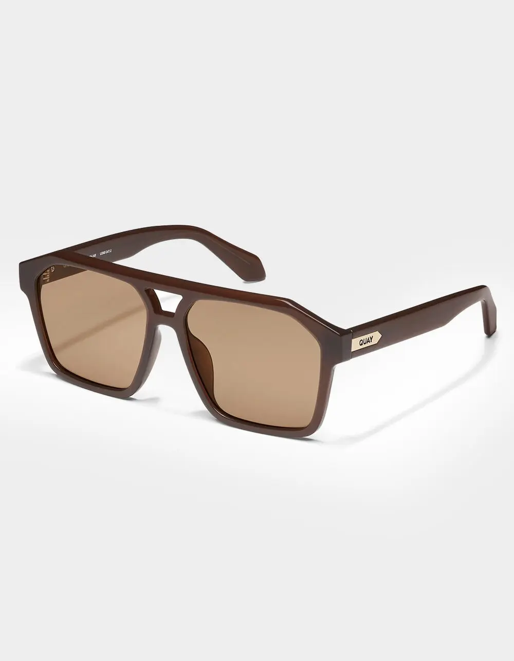 QUAY AUSTRALIA Soundcheck Sunglasses, Brown