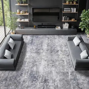 Shilucheng 9x12 Washable Boho Area Rug, Vintage Abstract Non-Slip Stain-Resistant Carpet for Living Room, Machine-Washable Floor Rug for Bedroom, Rugs For Living Room, Living Room Rugs,summerwins