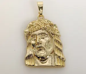 Plated Jesus Pendant
