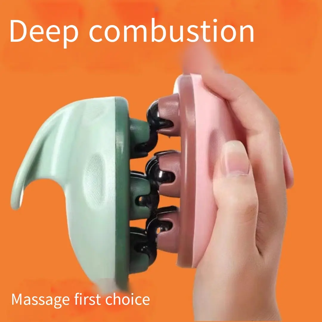 Lymphatic  Roller with Cooling Steel Rollers for Cellulite Relief & Muscle Soreness Reduction Ergonomic Design for Arms Thighs Buttocks & Abdomen Ideal for Targeted  Sessions massage Wooden Handheld Foot and Body Massager fast Scalp