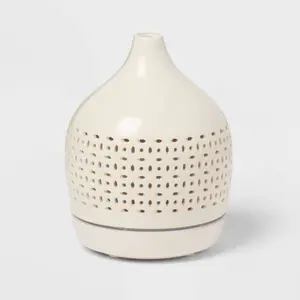 White Ceramic Cutout 300ml Large Diffuser - Threshold