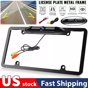 Rear View Backup Camera for Alpine ILX-W650/ILXW650, 170° Wide Angle Waterproof Reverse Camera with 8 LED Night Vision, Direct Plug-and-Play Installation