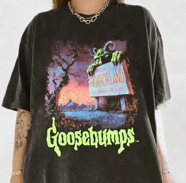 Comfort Colors Goosebumps Shirt, Welcome To Land Shirt, Vintage Goosebumps Shirt, One Day At Land, Halloween Shirt, Movie Shirt Halloween Shirt, Funny Ghost Tee, Spooky Season Unisex