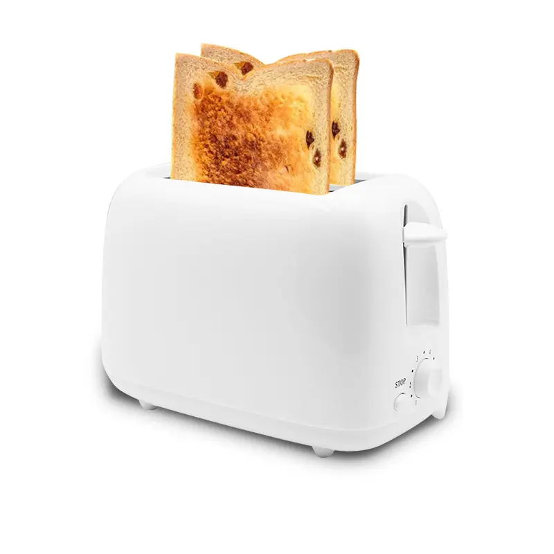 Fully Automatic Mini Toaster - Compact Space-Saving 22x13cm Home Breakfast Maker for Small Families, Anti-Scald Outer Shell, 1-Click Automatic Working Mode, Removable Crumb Collecting Tray, Food-Grade Construction, Multi-Function Bread & Sandwich Maker, H