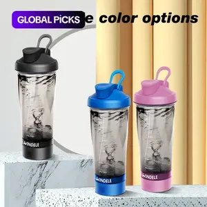 Windele Premium Electric Protein Shaker Bottle, 600ml/20 oz Vortex Portable Mixer Cup, USB Rechargeable Shaker Cups for Protein Shakes at Office or Gym, Sports Drinking Bottle Gift