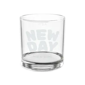 It’s a New Day Rise N’ Shine Whiskey Glass | Engraved
