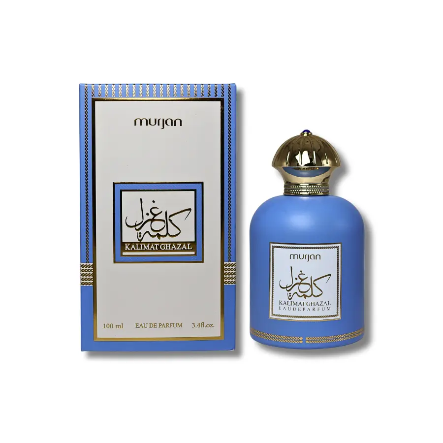 Dumont Murjan Kalimat Ghazal Eau De Parfum, Captivating Unisex Fragrance with Deep Floral & Marine Scents, 3.4 fl oz EDP Liquid Perfume for Adults, Captivating Fragrance, Edp Liquid Perfumes, Bold Elegant Fragrance, Regular Edition