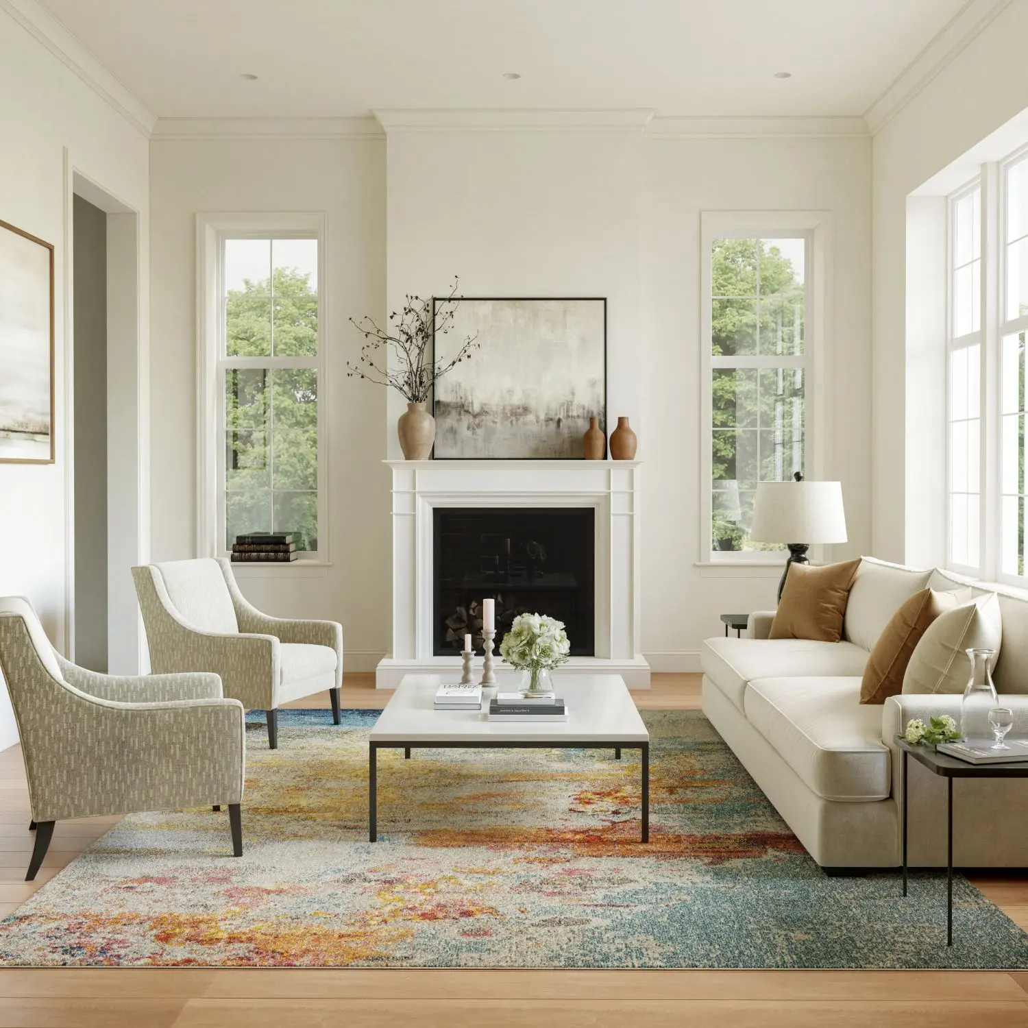 Nourison Celestial Modern Abstract Indoor Area Rug - Home Decorative Abstract Rugs, Home Decorative Rug