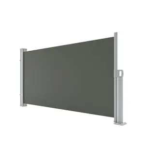 Garvee Retractable Side Awning for Patio - Waterproof & UV-Resistant Privacy Screen, Folding Divider for Patio, Balcony, and Pool Protection
