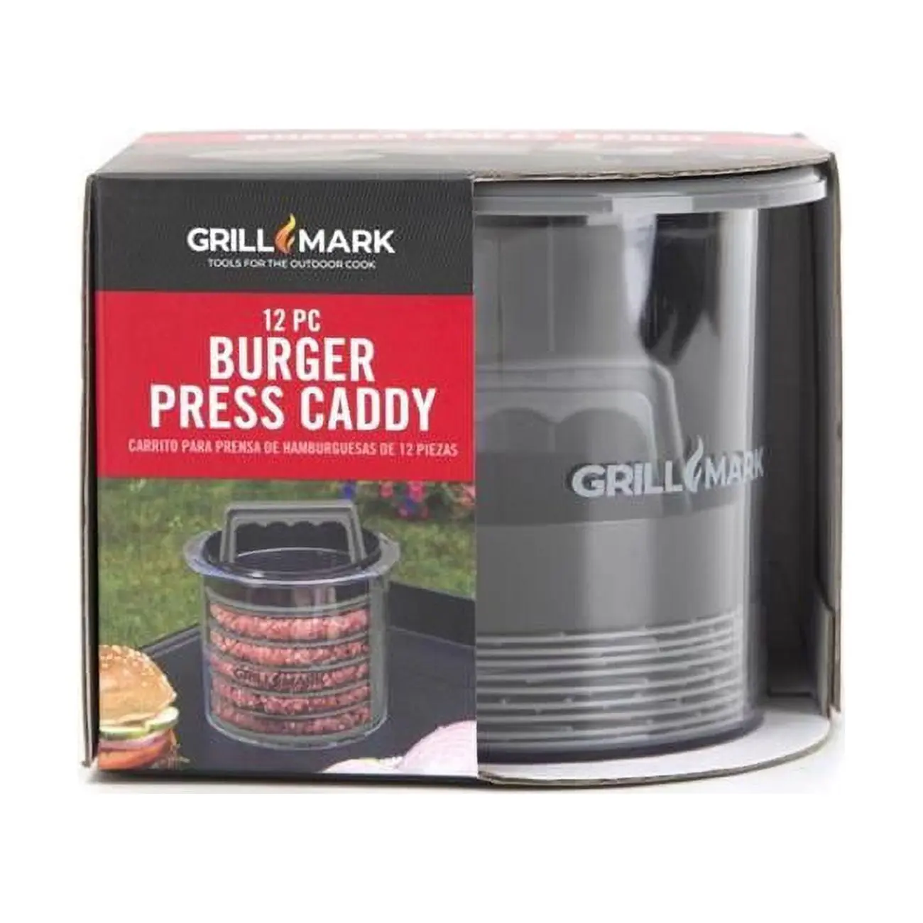Black & Gray Plastic Burger Press