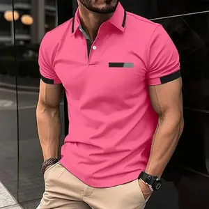2025 New Men's Casual POLO Shirt T-shirt Top