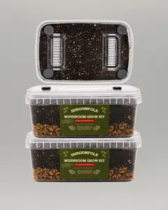 2-Pack CVG Mushroom Grow-Tub kit (1200ml All-in-One)