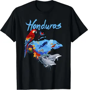 100% cotton Honduras map T-Shirt