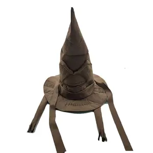 Harry Potter House Sorting Hat Magic School Wizard Cap, Party Event Props, Party Supplies, Halloween Birthday Gift Hat and Backpack Set, Perfect for Fans and Kids