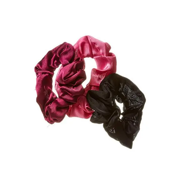 RED by KISS Silky Satin Scrunchies (3pcs)