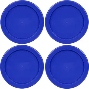 1 Cup/236 mL Blue Replacement /Covers for Pyrex 7202-PC, 8oz Anchor Hocking &  Storage Bowls * Only* - *Glass Container Not Included* (4 Pack, Blue)