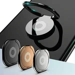 3pcs Cell Phone Ring Holder, Universal 360° Metal Plate, Hold Finger Stand, Durable & Stylish Design, Perfect Gift Idea, Smartphone Accessories