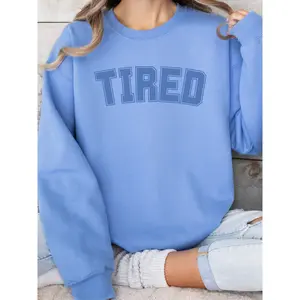 Tired Blue Sweatshirt