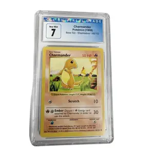 Shadowless Base Set Charmander 46/102 CGC 7 Graded Trading Card Near Mint