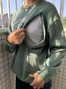 Mamas Boobery Crewneck Breastfeeding Sweatshirt