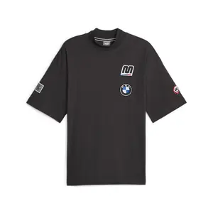PUMA Mens Bmw M Motorsport Garage Crew Neck Short Sleeve Casual Tops Casual - Black PUMA Mens Bmw M Motorsport Garage Crew Neck Short Sleeve Casual Tops Casual - Black