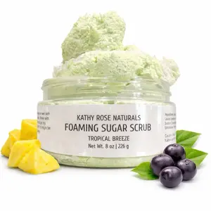 Foaming Sugar Scrub – Whipped  Body Scrub | Soft, Glowing Skin