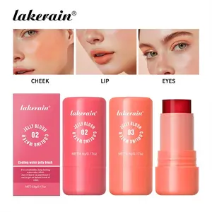4counts Lakerain Jelly Blush Cream Blush, Subtle Glow, Jelly Blush Stick
