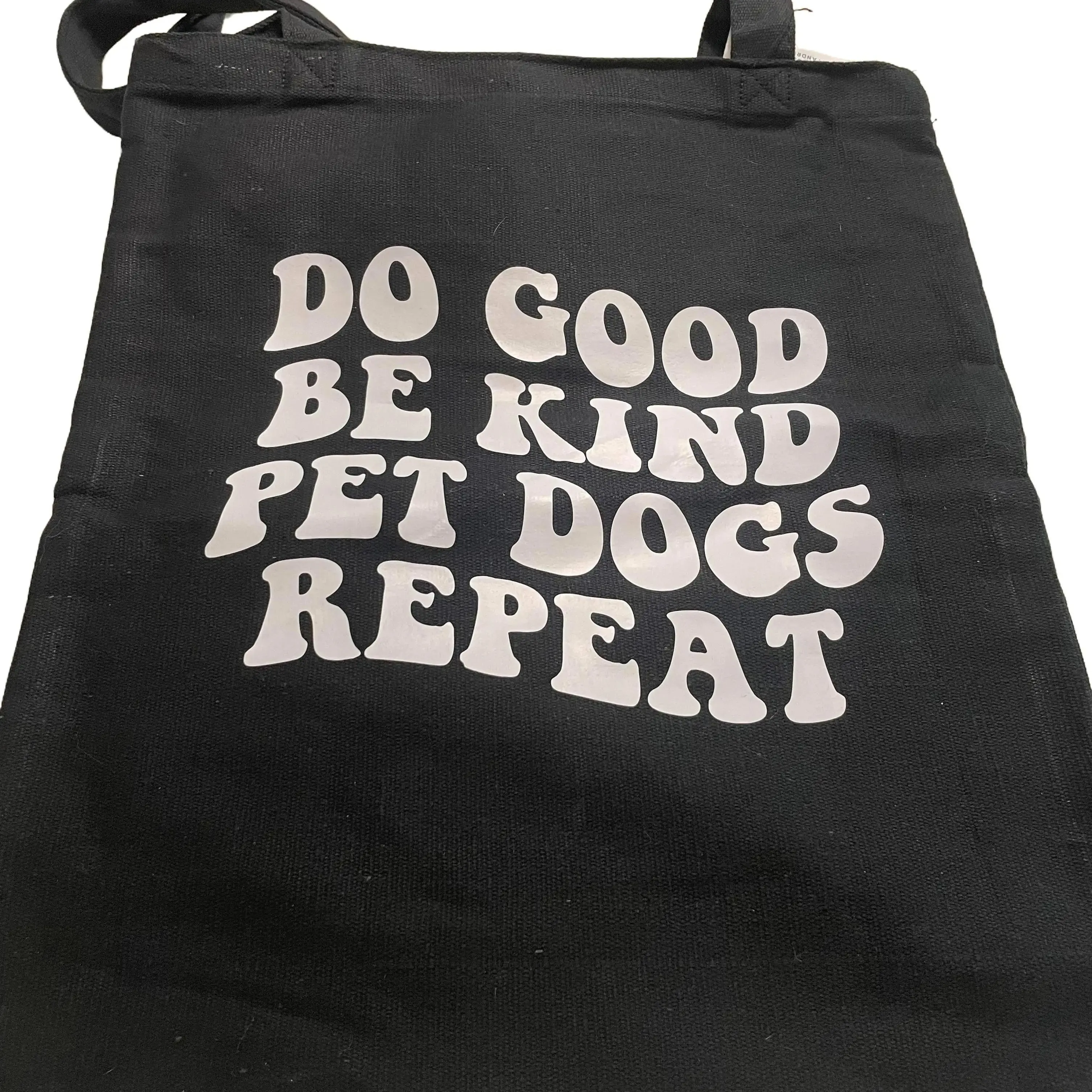 Do Good, Be Kind, Pet Dogs, Repeat Tote Bag | Custom Reusable Shopping Bag | Custom Gift for Dog Lovers