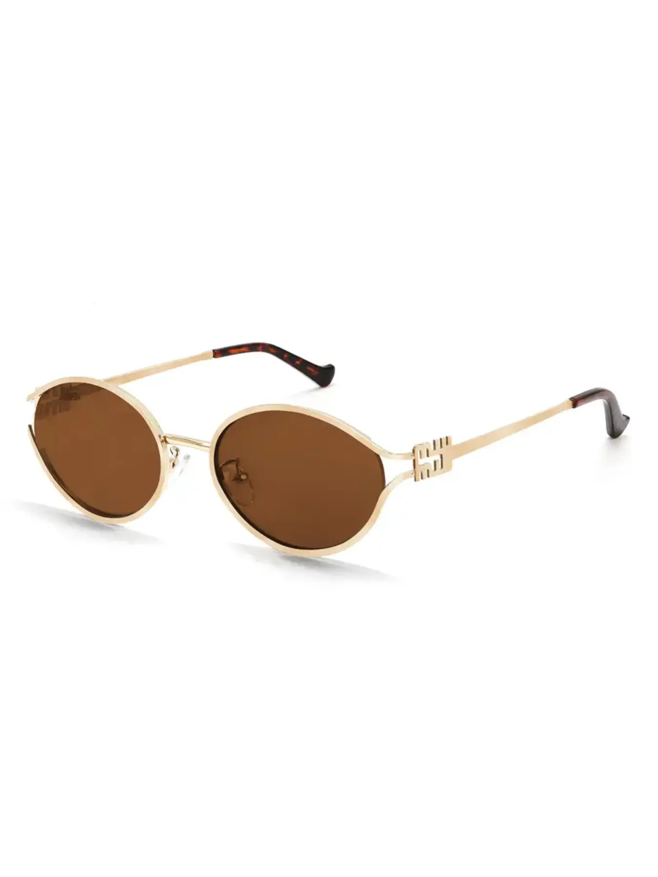 Vintage Oval Sunglasses Unisex, Small Fashionable Frame, Round Designer Style, Cute and Stylish Sun Glasses