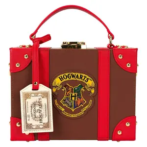 Loungefly Warner Brothers Harry Potter Hogwarts Express Luggage Trunk Crossbody Bag
