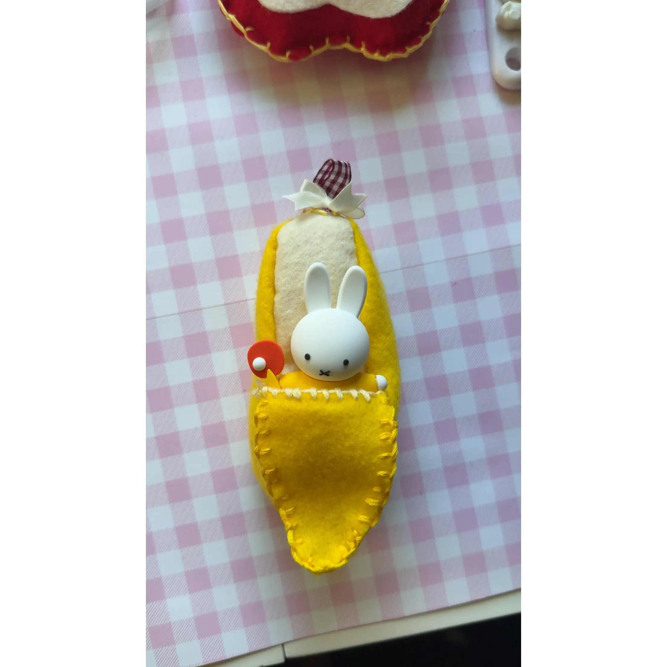Banana trinket keychain