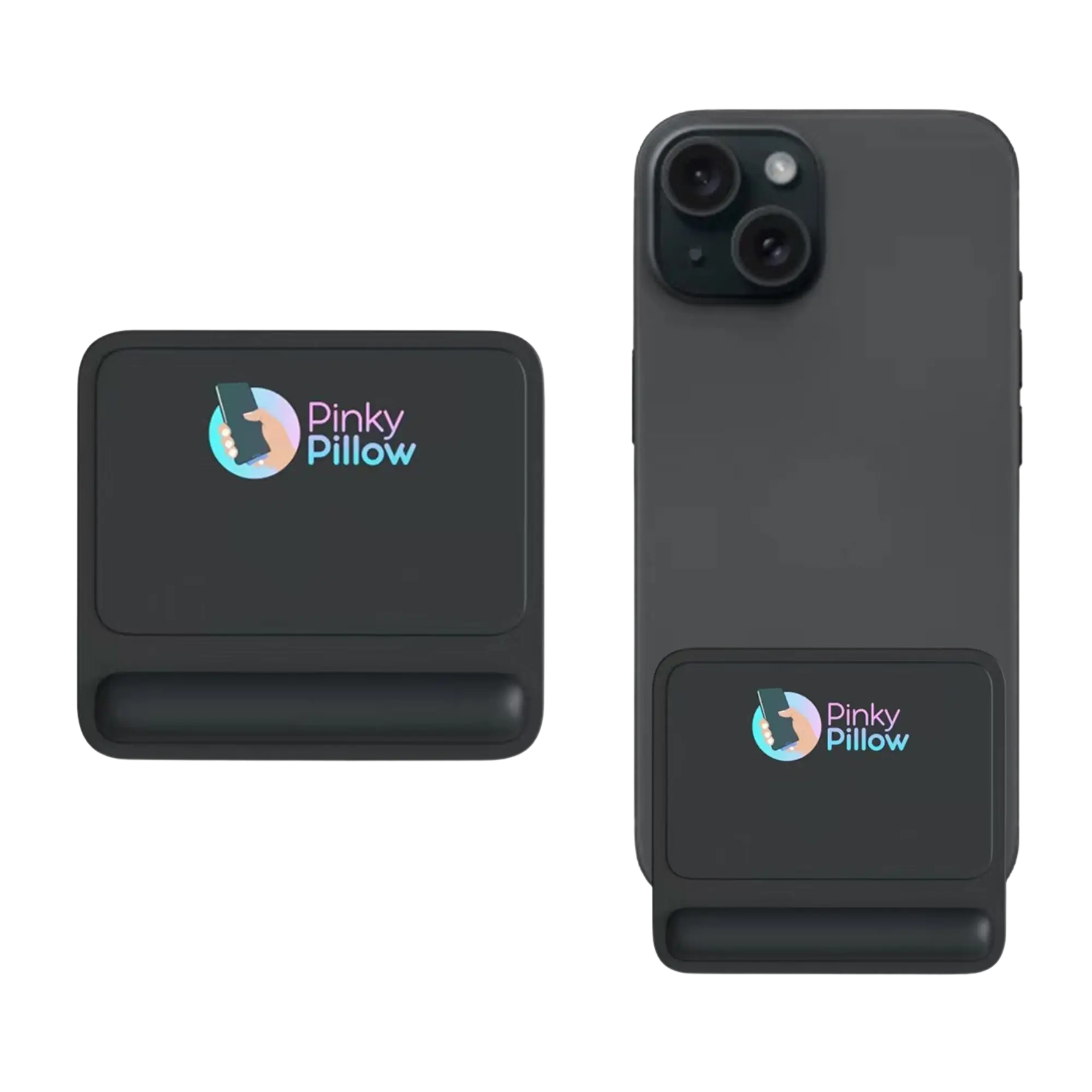 PinkyPillow Smartphone Pinky Treatment Memory Foam Mini Pillow Pinky Finger Comfort Solution with Luxurious Leather Exterior Phone Accessory for Pain-Free Pinky Support smartphone pinky discomfort Accessories phone grip pinky finger relief memory foam