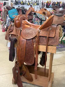 15" Used Custom Made Western Saddle
