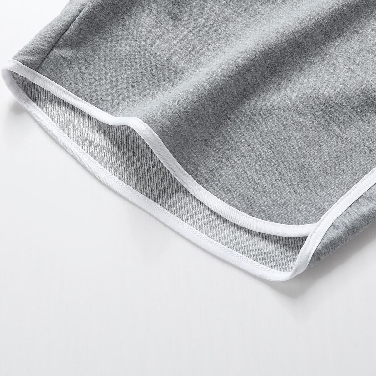 Pack of 3 women’s casual athletic shorts—home wear shorts, solid color, drawstring elastic waistband; suitable for casual outfits, outdoor sports, and yoga; women’s shorts, summer clothing.