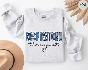 Respiratory Therapist T-Shirt / Sweatshirt / Hoodie, Respiratory Therapy Shirt, RT Shirt Cotton Fabric Grey