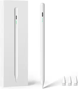 Stylus Pen for iPad 2018-2024, 15 mins Fast Charge  Pen iPad Pencil with Palm Rejection and Tilt Sensitivity, Compatible with iPad Pro 11/12.9/13in, iPad 6/7/8/9/10, iPad Air 3/4/5, iPad Mini 5/6