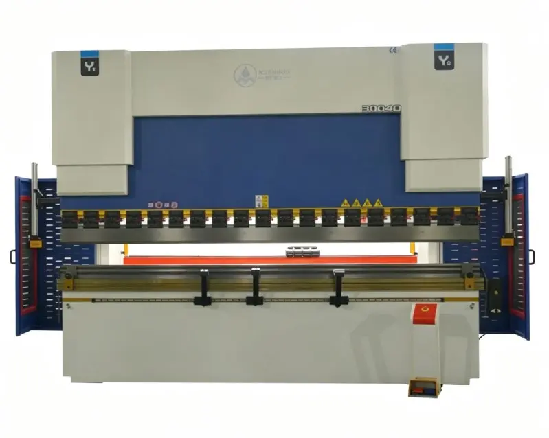 300T 4000 Electro-Hydraulic Bending Machine with AX68T System, Aluminium & Carbon Steel Build, Anti-Torque Design, Ball Screw Linear Guide, Customizable Molds, Factory Price, High Load Resistance, Foot Switch, Free Mold Set, Sheet Metal Bend, Front Suppor