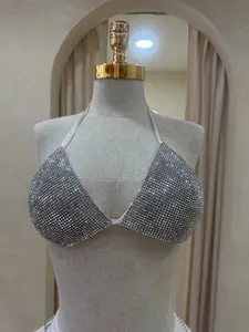 Silver Bling Bra