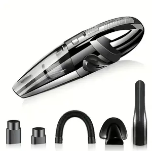 Mini Cordless Handheld Vacuum Cleaner | Powerful Suction for Pet Hair, Dust, Crumbs & Small Messes | Perfect for Home & Car Cleaning | Lightweight, Portable & Wireless with Multiple Attachments | Quick Clean Anytime Anywhere