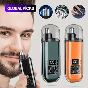 Portable Electric Nose Hair Trimmer, Rechargeable Nose Hair Shaver, Nose Hair Trimming Tool, Personal Care Appliances for Men, Cordless Rechargeable Trimmer #GLOBAL PICKS