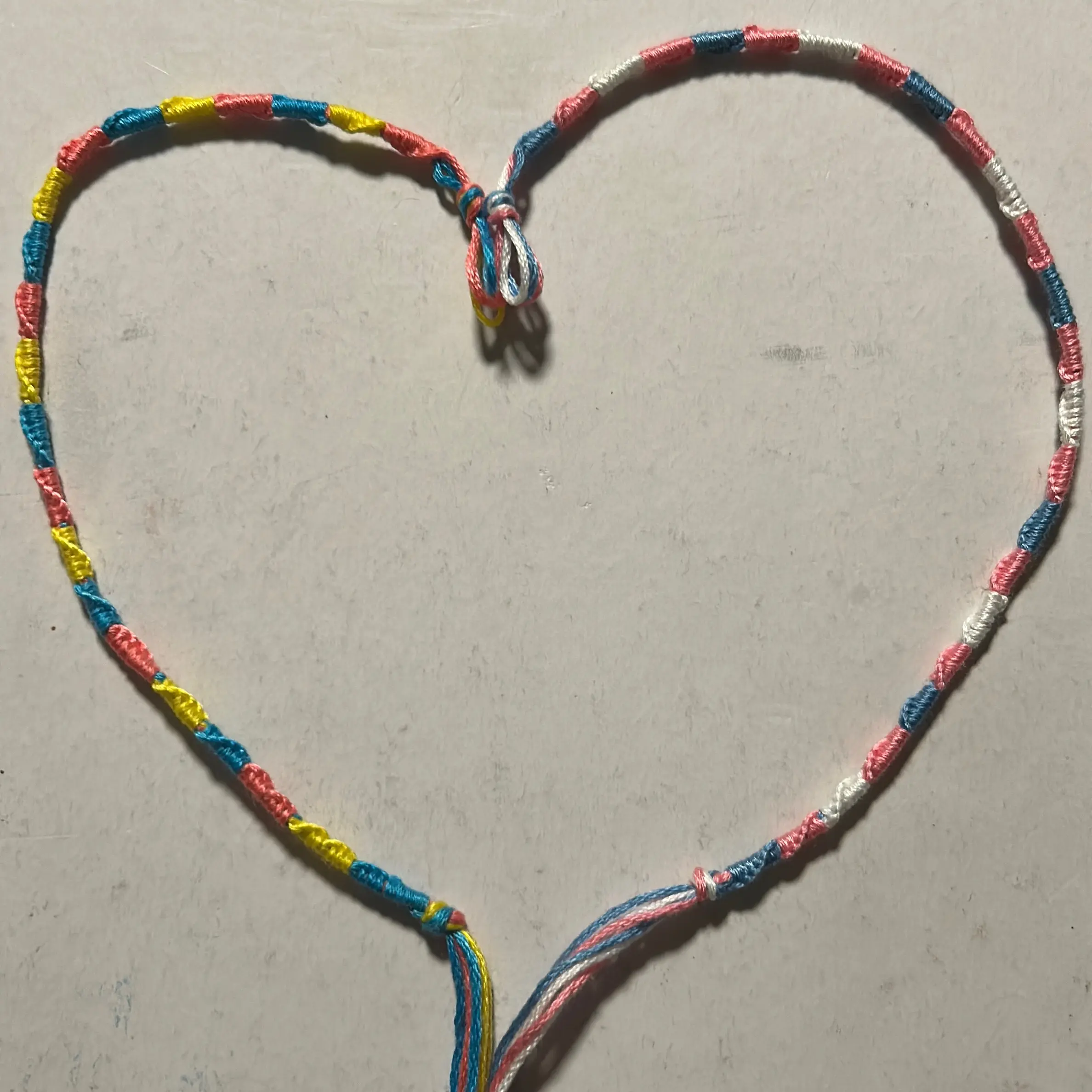 Pride flag friendship bracelets bracelet