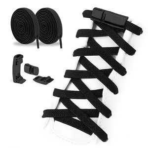 Tidy Monster Elastic Shoe Laces - Elastic No Tie Shoelaces for Adults and Kids Sneakers, Universal Fit, Magnetic Lock System, Comfortable & Convenient