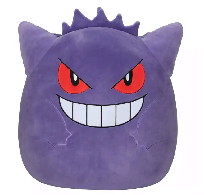 Pokemon 20" Ultra Soft Squishmallows Gengar Plush Pokemon 20" Ultra Soft Squishmallows Gengar Plush
