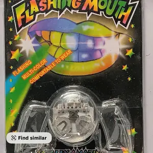 Flashy Fun Mouth Set of 3 Flashing Mouth in Vibrant Colors Comfortable to Wear for Fun Events Multi-Color Versatile Use Ideal for Parties Festivals and Casual Outings
